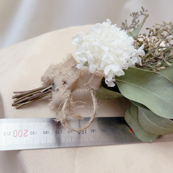 ユーカリポポラスベリー　アナベルのスワッグ　現品のみ 13枚目の画像