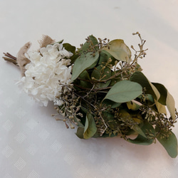 ユーカリポポラスベリー　アナベルのスワッグ　現品のみ 5枚目の画像