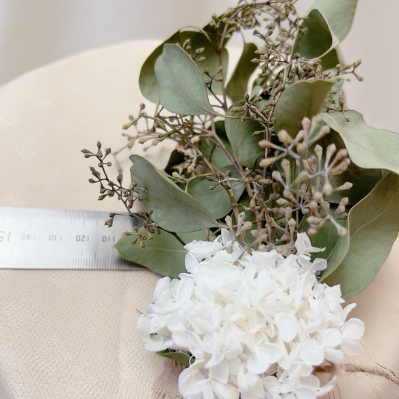 ユーカリポポラスベリー　アナベルのスワッグ　現品のみ 14枚目の画像