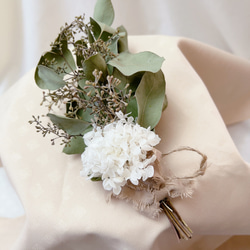 ユーカリポポラスベリー　アナベルのスワッグ　現品のみ 11枚目の画像