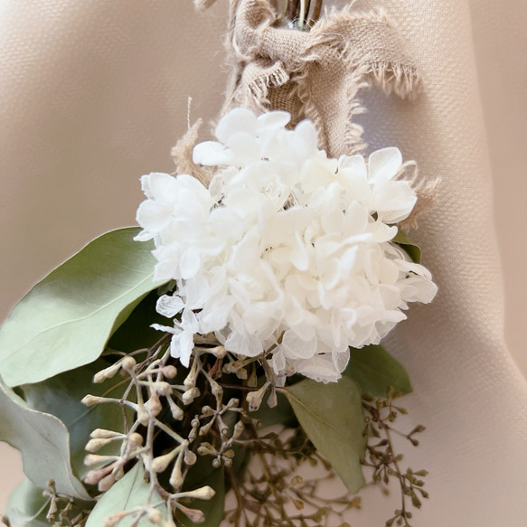 ユーカリポポラスベリー　アナベルのスワッグ　現品のみ 9枚目の画像