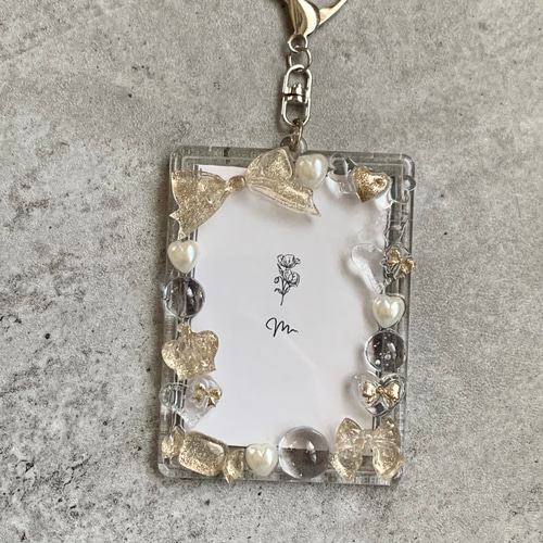 K☆★レジンキーホルダー ˏˋイニシャルK ˎˊ˗ ♡きせかえできる♡ イニシャル レジン