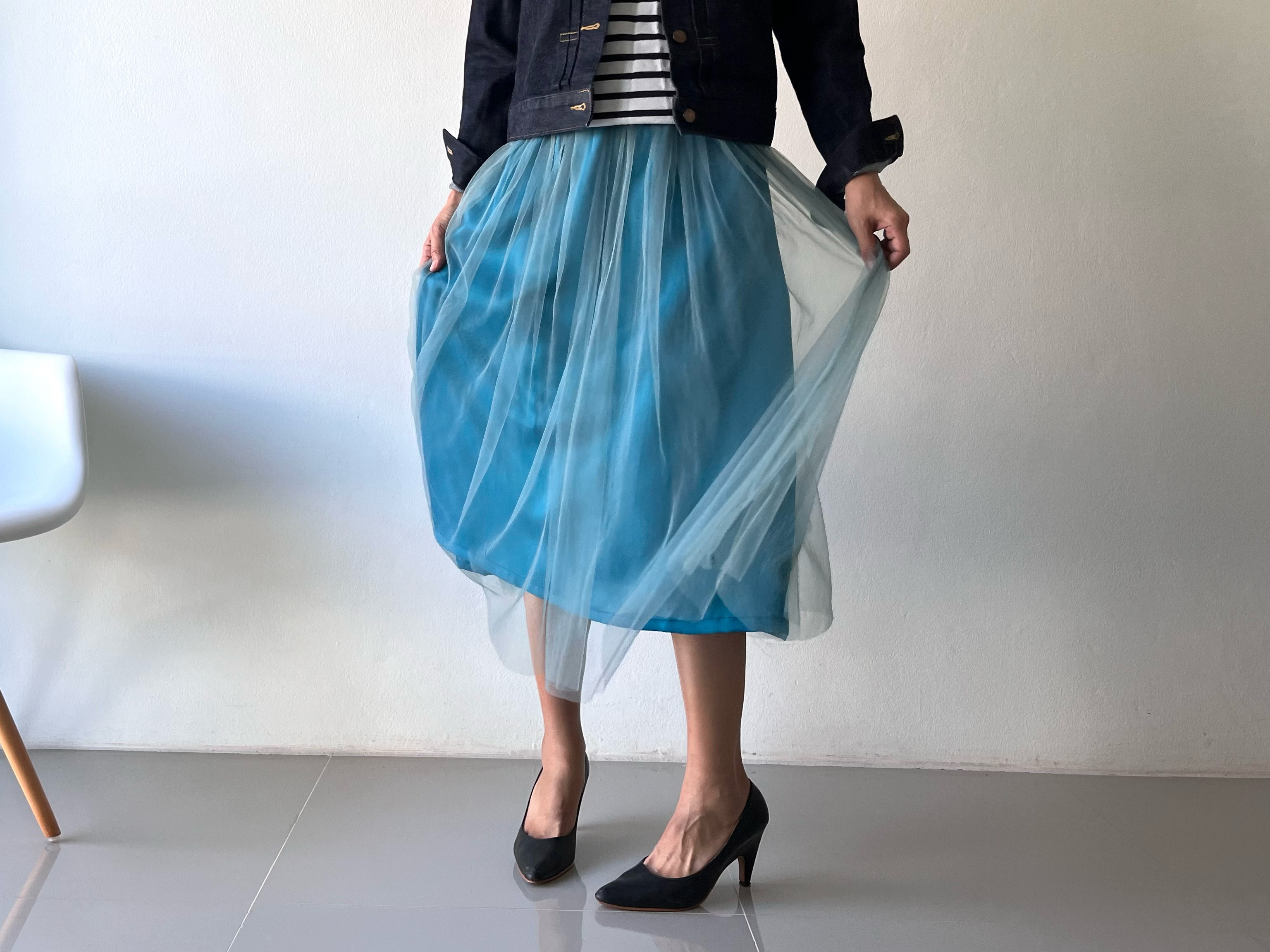 ずう　kuose クオセ チュールスカート　イエロー ずう様専用 kuose クオセ チュールスカート イエロー