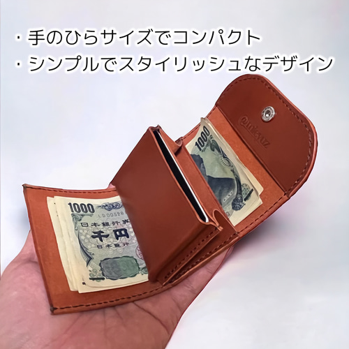 受注生産※】ミニ財布 本革 小さい財布 ギフト 旅行用 選べる
