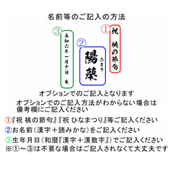 【5種類選べるデザイン・書体】 桃の節句 初節句 アクリルフォトフレーム ひなまつり 命名書 命名札 写真立て 4枚目の画像