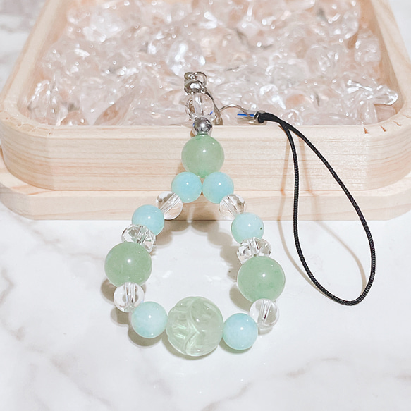 貴重❗️✨水晶　スモーキークォーツ&グリーンアベンチュリン 健康運アップに スモーキークォーツ＆アベンチュリンブレスレット