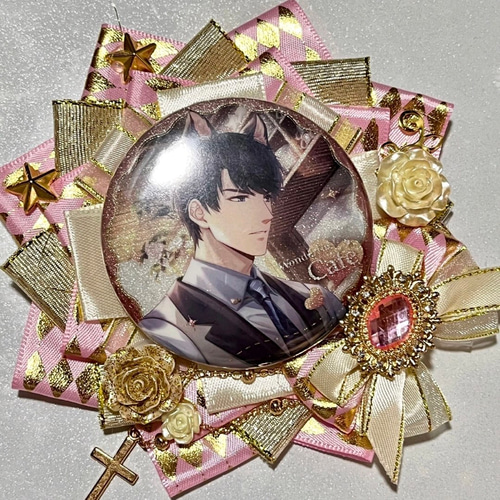 痛ロゼット ロゼット 缶バッジ 推し 58MMサイズ 缶バッジ用 ロゼット