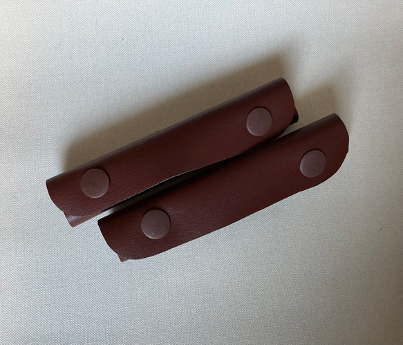 ココアカラー　持ち手カバー　ハンドルカバー　トートバッグ 1枚目の画像