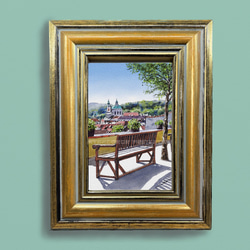 ポストカード ヨーロッパ風景画（組み合わせ自由4枚セット1.000円）No.256  プラハ城のテラスから 6枚目の画像