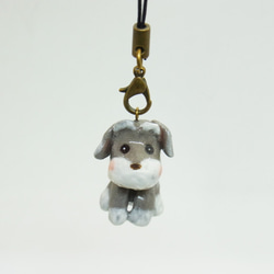 【まめちゃん】シュナウザーキーホルダー他 まめちゃん様専用】シュナウザーキーホルダー他