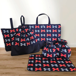 在庫わずか】入園入学3点セット〈レッスンバッグ〉〈うさぎ〉〈女の子