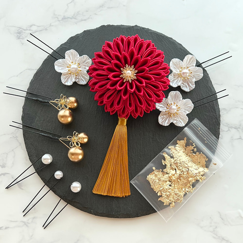 つまみ細工髪飾り 髪飾り 和装髪飾り 成人式 結婚式 卒業式 七五三 つまみ細工 髪飾り 成人式 卒業式 結婚式 七五三 753 振袖 和装 袴