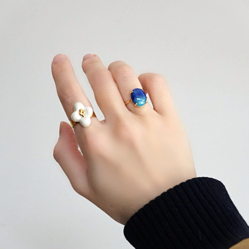 九谷焼『白露の華』ピアス/イヤリング【受注制作】 イヤリング