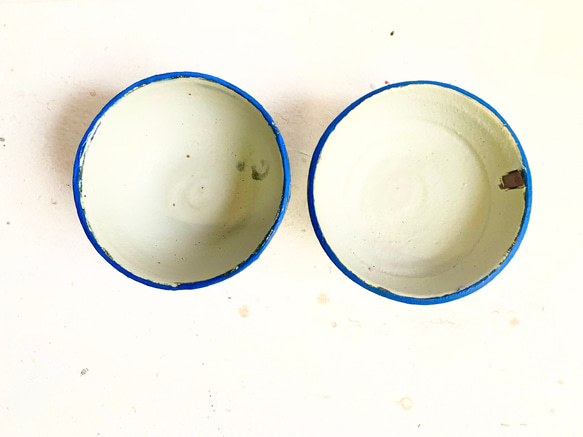 青ピンク6〜7　ゴブレット　小鉢　小碗 7枚目の画像