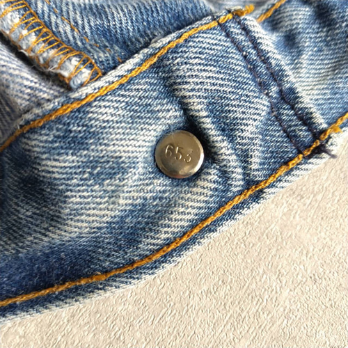 W36相当 リペアカスタム usa製 リーバイス 501 リメイクデニム