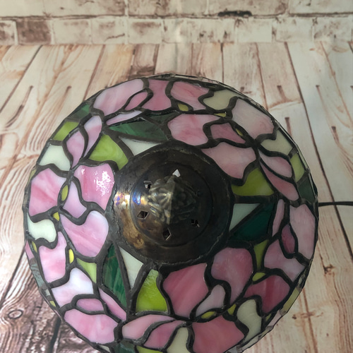 ティファニーランプ レプリカ 一点物 ステンドグラスランプ ギフト