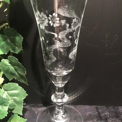 ライトニングアートグラス、リキュールグラスの中に ライトニングアートグラス、リキュールグラスの中に