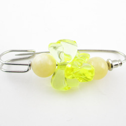 疲れ始めたアラゴナイトは、あの時にみせた笑顔を想いだしてまた頑張ります♪<カブトピンブローチ>SB963 3枚目の画像