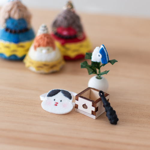 赤鬼くん・青鬼くん・小物4点スペシャルセット その他人形 オカノ