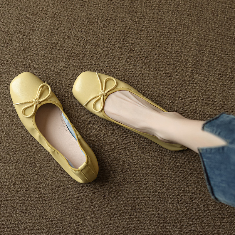 【 外反母趾にやさしい履き心地 】レディース パンプス 痛くない 巻き爪 フラットシューズ 靴 美脚 シンプル 本革 靴