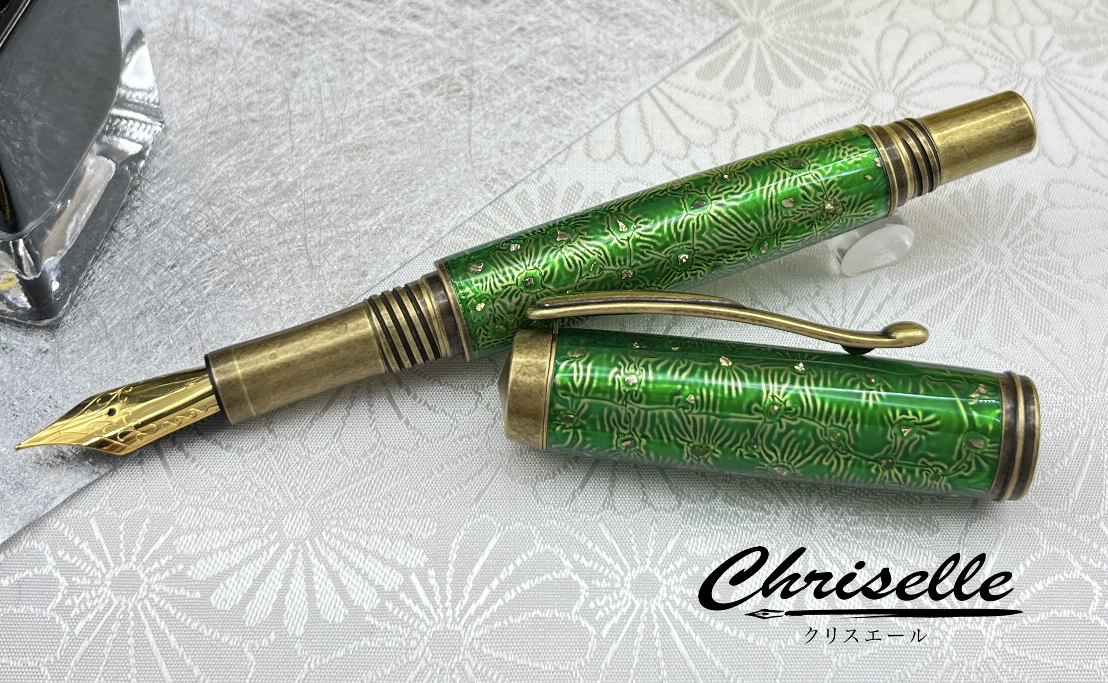 黄鉄鉱の万年筆！