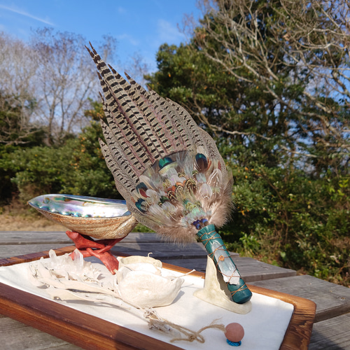 スマッジング　スマッジファン　ワンド スマッジングフェザーワンド / Smudge Feather Fan その他