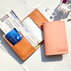 個人化護照套義大利天然牛皮 第1張的照片