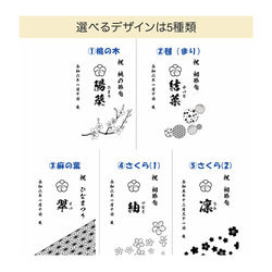 【5種類選べるデザイン・書体】 桃の節句 初節句 木製フォトフレーム ひなまつり 命名書 命名札 写真立て 2枚目の画像