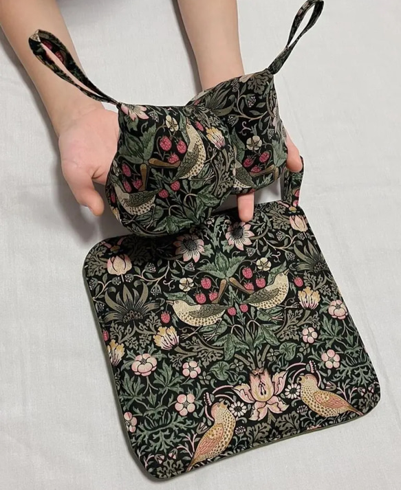 ロングアームカバー 単品 ウィリアム・モリス柄 7枚目の画像