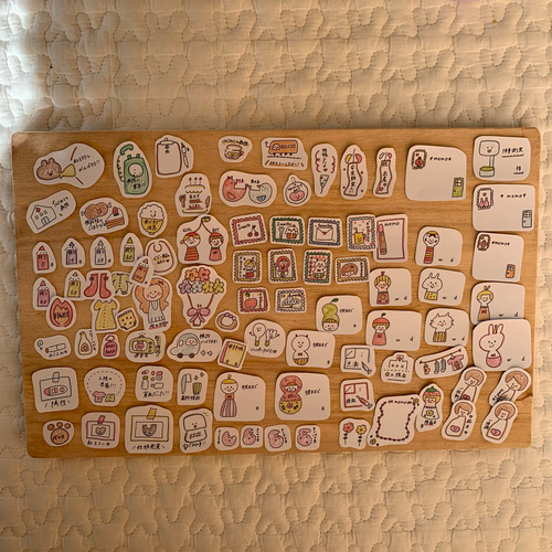 handmade マタニティフレークシール② 母子手帳 アルバム シール