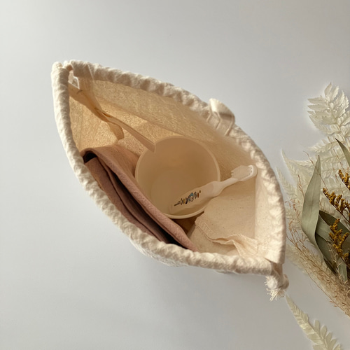 特集掲載】給食袋☆レースが可愛いくすみカラー ☆入園入学 小学校