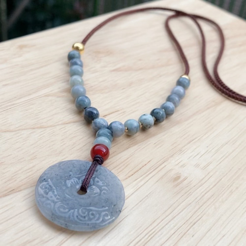 翡翠 天然石 翡翠ネックレス 翡翠ペンダント ネックレス ペンダント