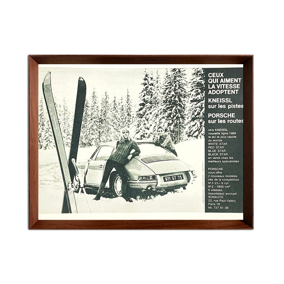 ヴィンテージ　フランス　シャルル・デュガソー　大判 額装 アート ポスター ルネ・グリュオー 1960年代 フランス ヴィンテージ 広告 額付