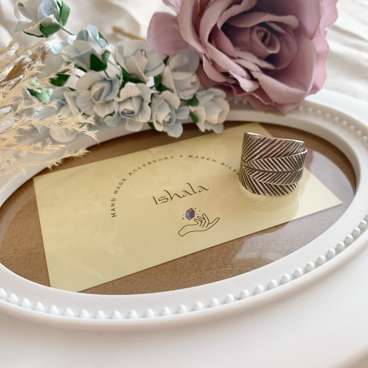 カレンシルバーリング(リーフモチーフ⑪) 4,928円