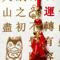 中国風の小さな爆竹の飾り 2枚目の画像