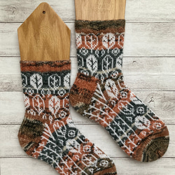 手編み靴下 #156 ペロリ様 さおままさま 手編み靴下 リクエスト品 - メルカリ