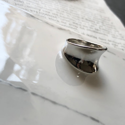 (1-34) -design ring-　1個 シルバーカラー 3枚目の画像