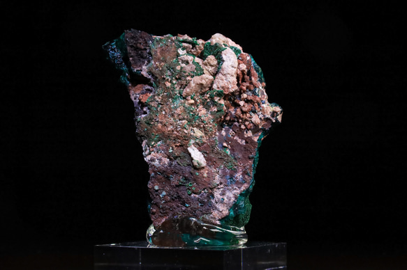 超稀有☆感性が刺激される気持ちいいグリーンのキラキラ美☆彡76g ダイオプテーズ マラカイト 天然石 鉱物 標本 7枚目の画像