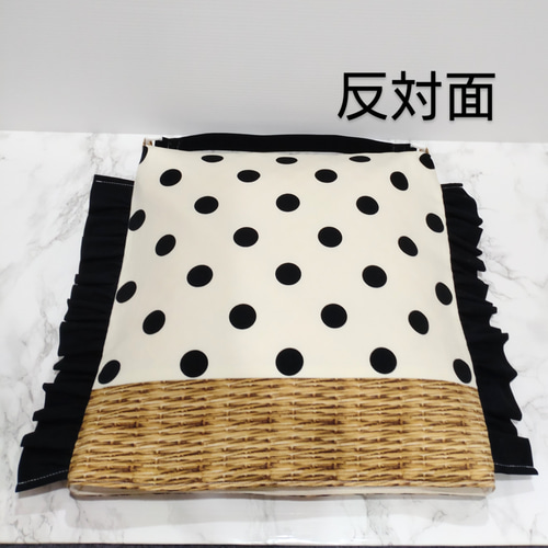 防災頭巾カバー 座布団カバー 正方形 【ゴム交換可能】ブラック