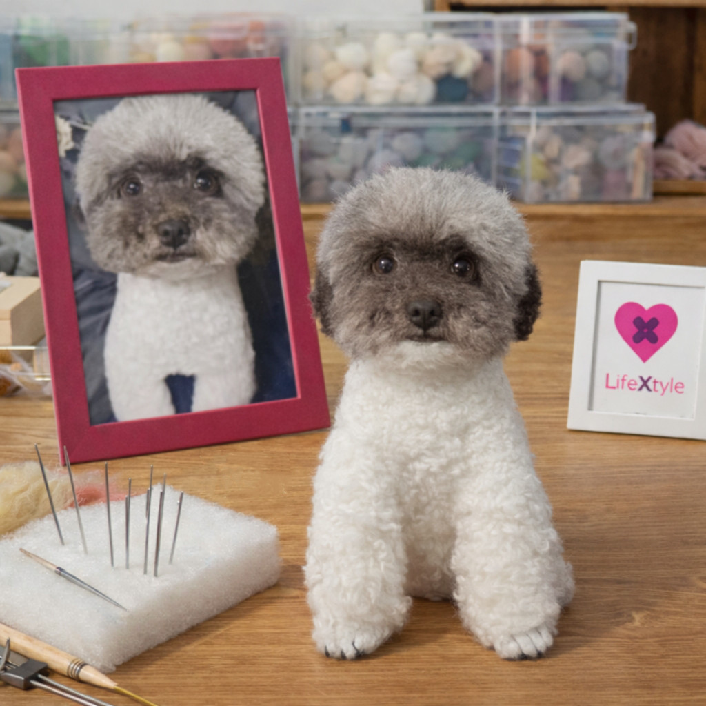 羊毛フェルト そっくり ペット オーダーメイド｜写真から作る ペットリアル ぬいぐるみ｜愛犬 うちの子 形見 思い出保存