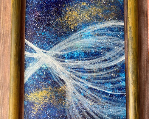 美品・未使用品】大西敦子 「心が弾むような」油彩・アクリル3号