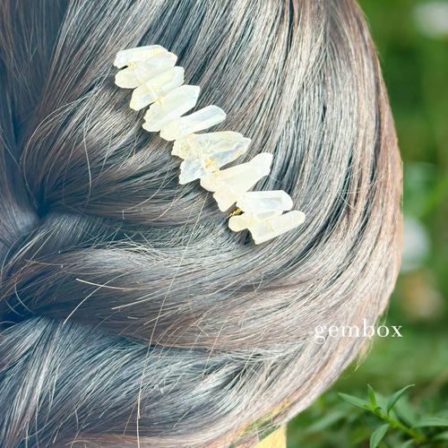 送料無料】水晶ヘアコーム ヘアアクセサリー ブライダル