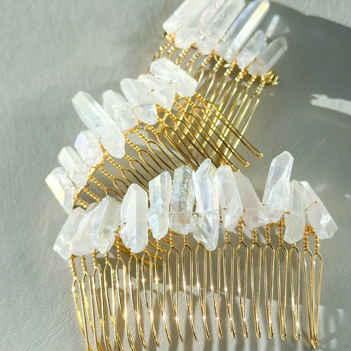フラワー ストーン ヘアコーム ヘア k01396-rakuten.jpg
