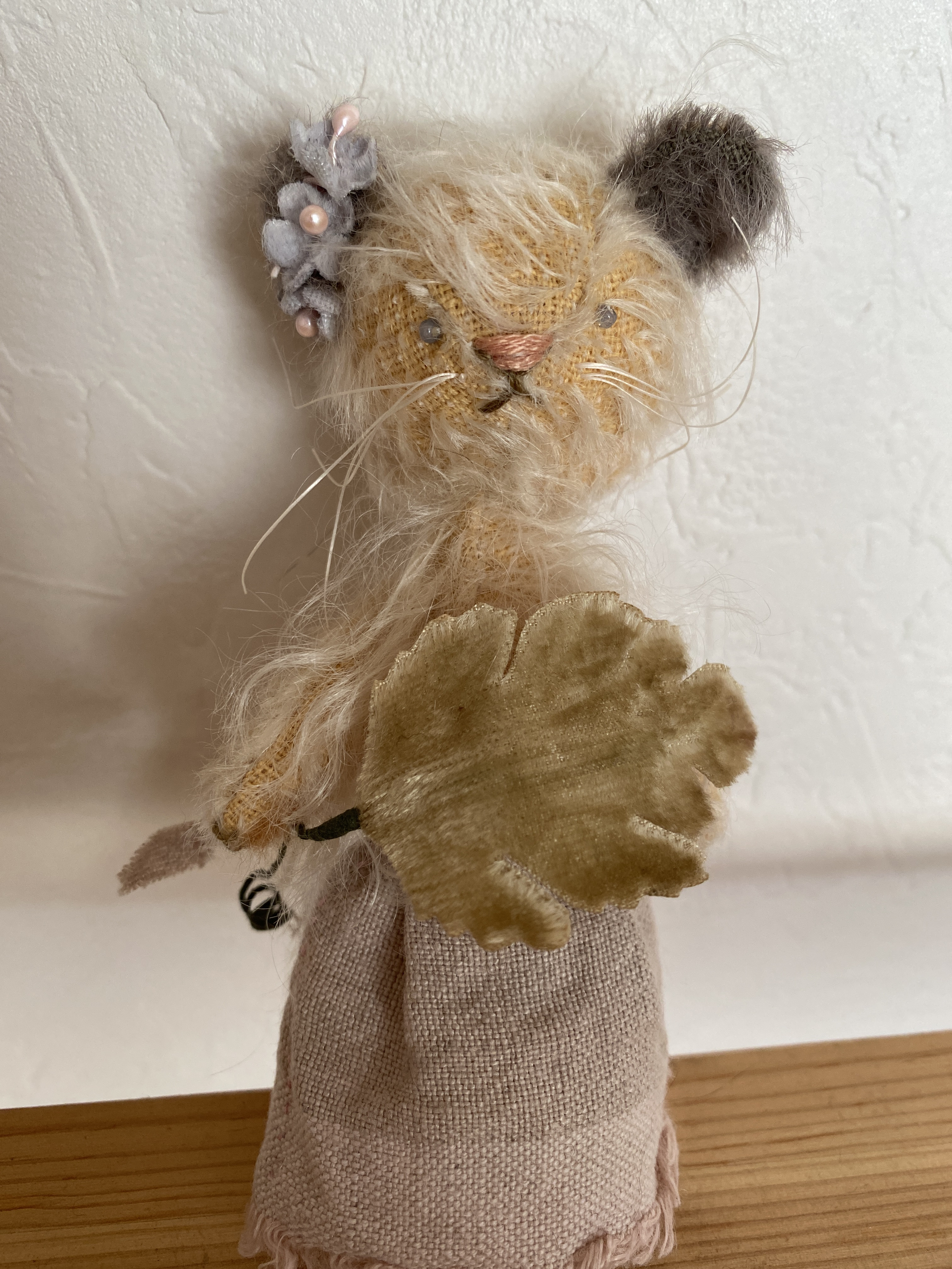 猫のぬいぐるみ エプロン付き 猫のぬいぐるみ エプロン付き ㉙猫