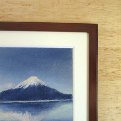 富士山【Creema限定　パステル画・原画・額付き】 7枚目の画像