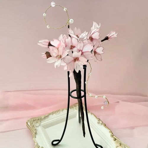 ☆桜(パール付き)☆ディップフラワー アメリカンフラワー ☆桜(パール付き)☆ディップフラワー アメリカンフラワー
