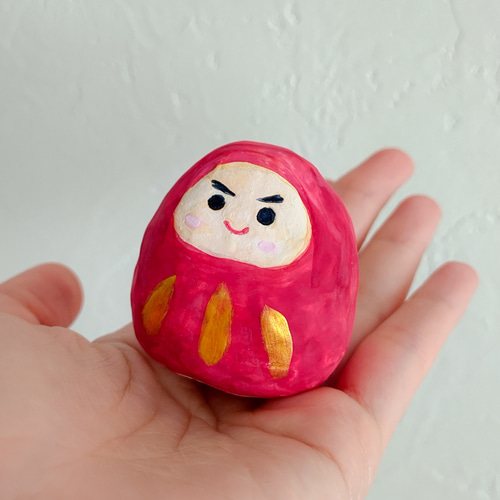 たみ様オーダー品 手作りだるまさんお守り （02様オーダー品