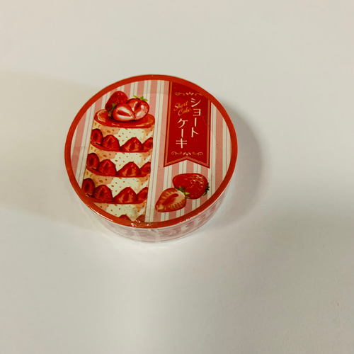 昔懐かしマスキングテープ ショートケーキ柄 マスキングテープ