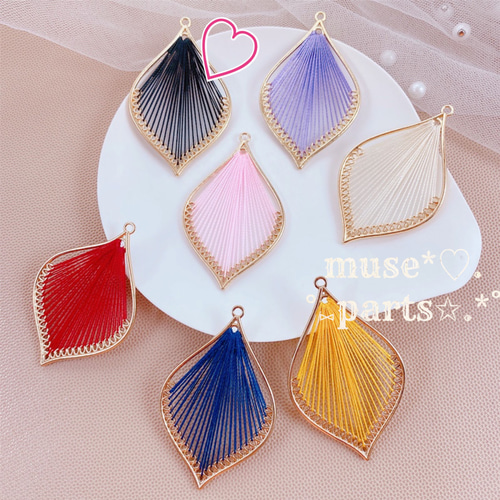 お花のマスクチャーム ファスナーチャーム②4個セットハンドメイド