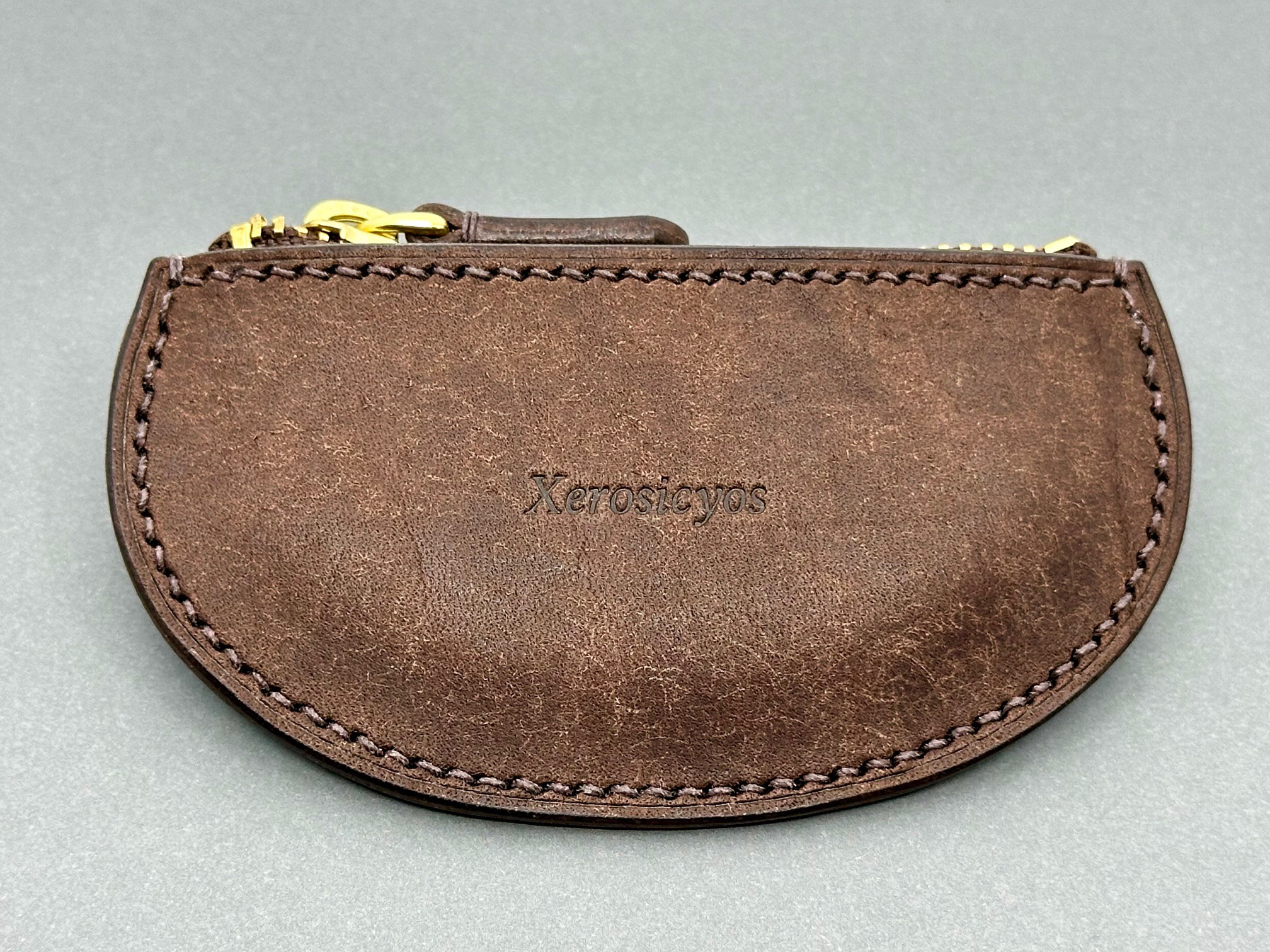 コインケース　【イタリアンレザー　プエブロ　カスターニョ】